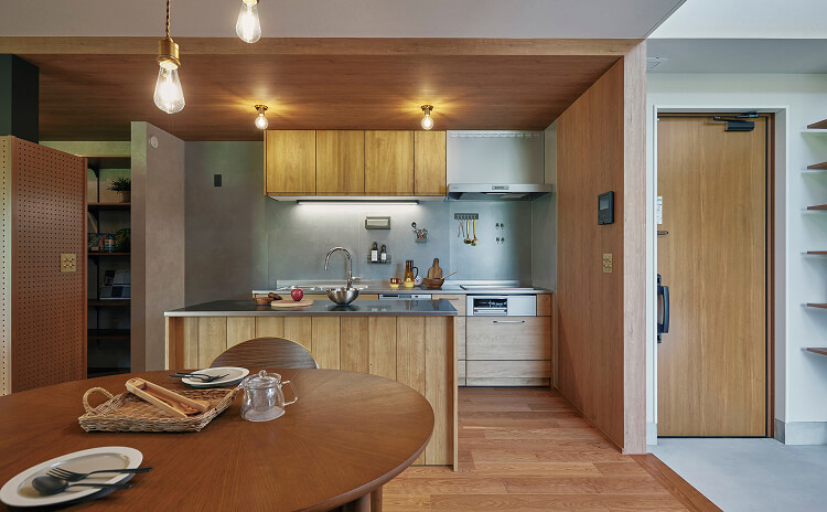 二の字型キッチン|イメージ写真